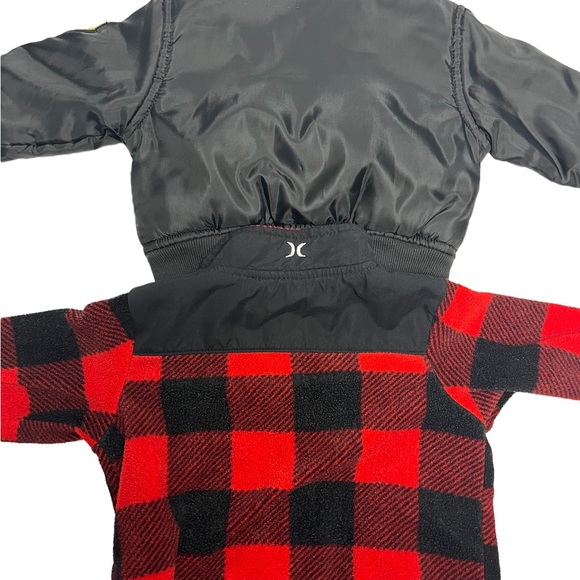 Hurley Coat Lot 12 Months bomber jacket fleece jacket - Picture 1 of 2